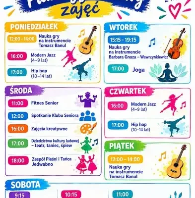 GOK w Jedwabnie zaprasza na nowy rok artystyczny 2026/2027