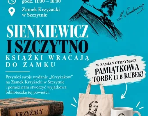 Szczytno zbiera wydania „Krzyżaków” – akcja na Zamku Krzyżackim