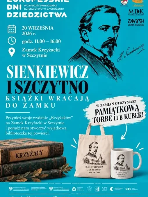 Szczytno zbiera wydania „Krzyżaków” – akcja na Zamku Krzyżackim