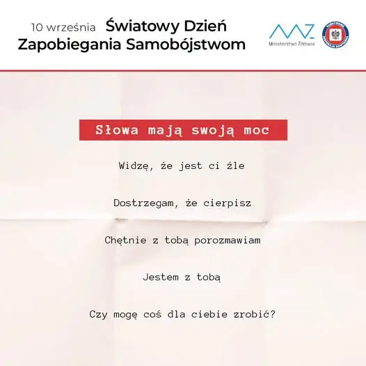 Światowy Dzień Zapobiegania Samobójstwom – gdzie szukać pomocy?