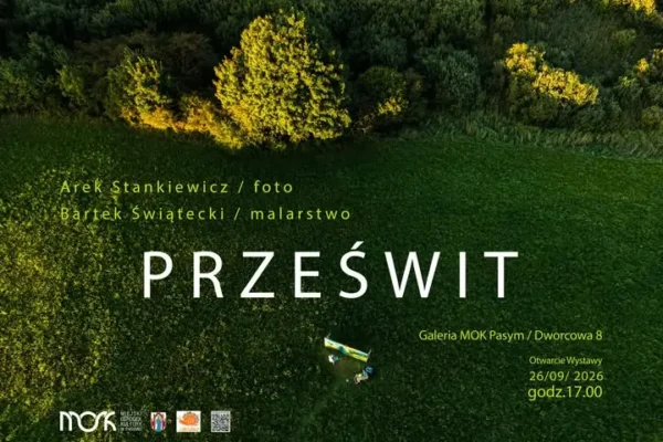 Wernisaż wystawy malarstwa i fotografii w Galerii MOK Pasym