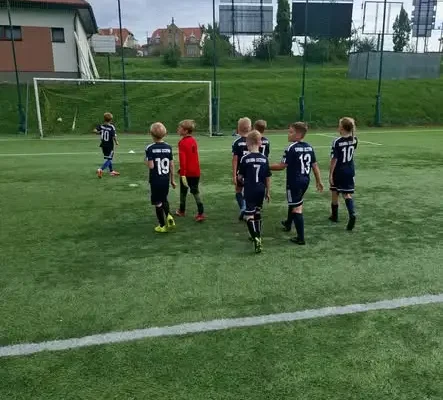 Żak Gwardii Szczytno na turnieju Daszuta Kids Cup w Mrągowie