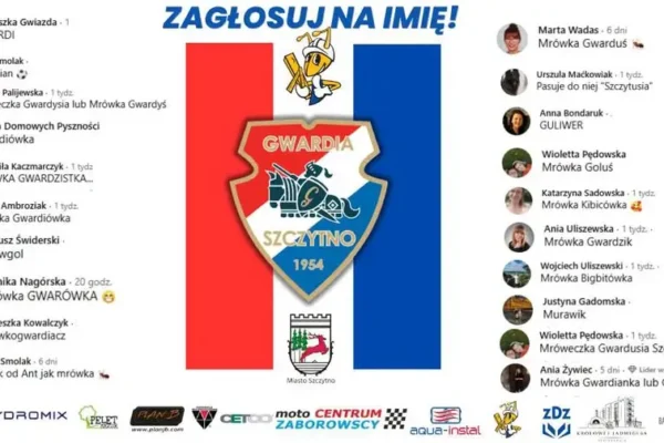 Mrówka Gwardzistka? Kibice wybierają imię dla maskotki PSB Mrówka Szczytno
