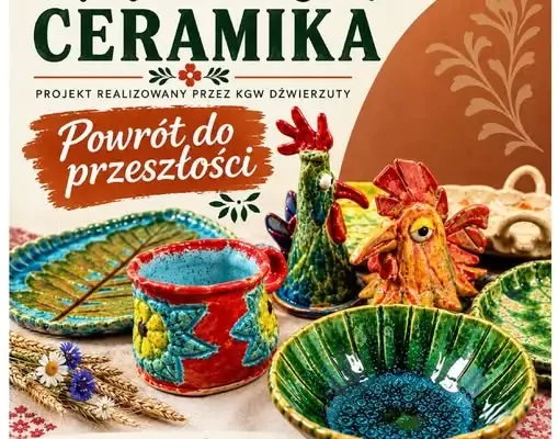 Mazurska ceramika – finał warsztatów w Dźwierzutach już 16 września