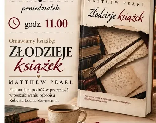 Dyskusyjny Klub Książki „Między Stronami” wraca po wakacjach – 21 września omówią „Złodziei książek”