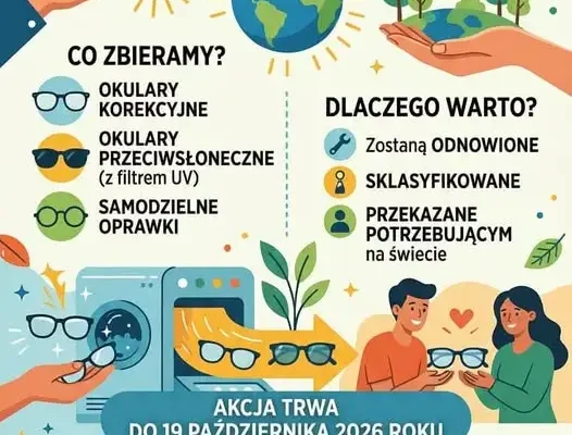Pasym: Szkoła podstawowa zbiera okulary dla potrzebujących z całego świata