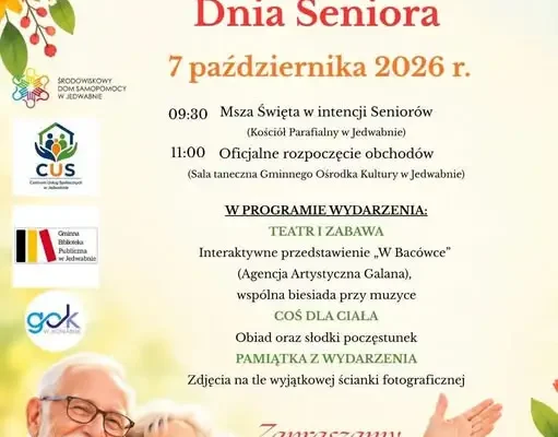 Dzień Seniora w Jedwabnie – świętujmy razem 7 października