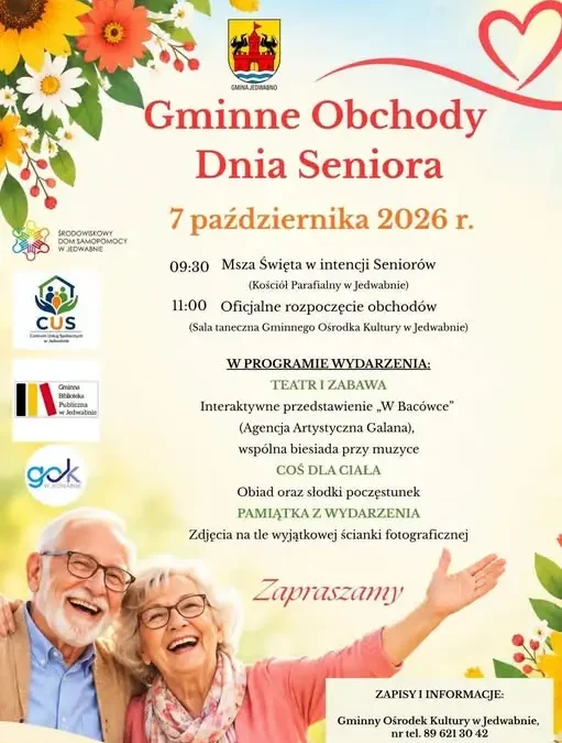 Dzień Seniora w Jedwabnie – świętujmy razem 7 października