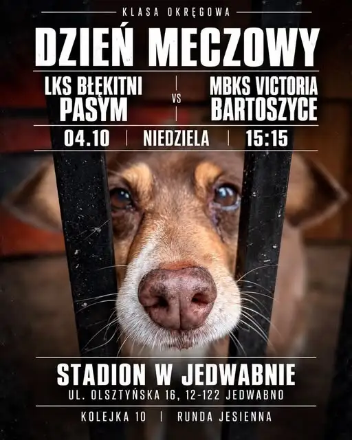Dzień meczowy w Jedwabnie: Błękitni Pasym zagrają z Victorią Bartoszyce