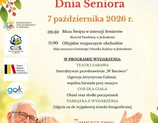 Dzień Seniora w Gminie Jedwabno – zaproszenie na wyjątkowe spotkanie 7 października