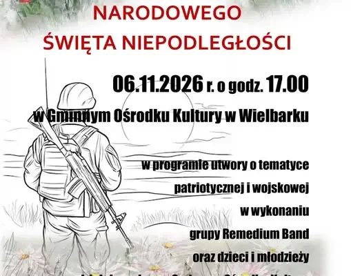 Wielbark uczci Święto Niepodległości koncertem patriotycznym