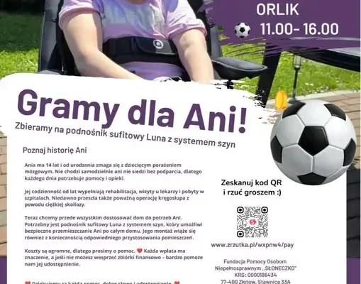 Turniej i licytacje w Dźwierzutach – 17 października gramy dla Ani