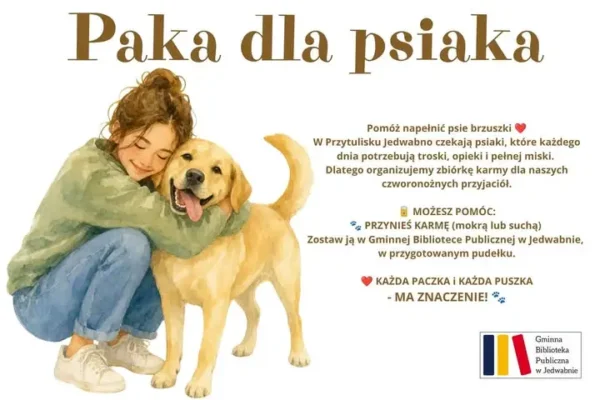 Zbiórka karmy dla psów z Przytuliska w Jedwabnie – „Paka dla psiaka” trwa do końca miesiąca