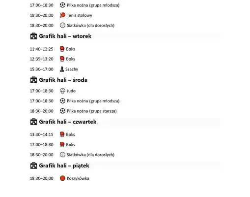 Hala sportowa w Gminie Jedwabno już otwarta – sprawdź harmonogram zajęć
