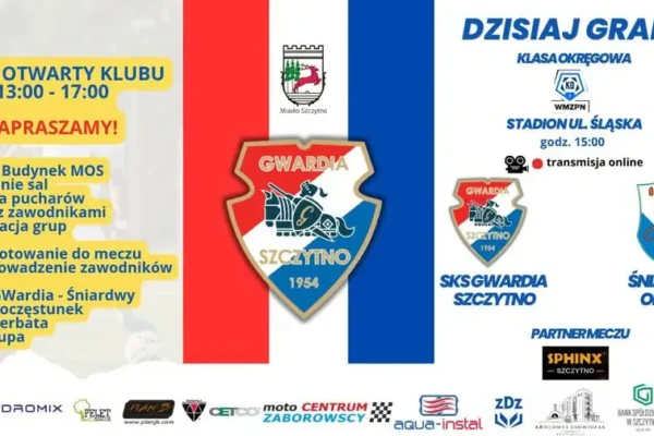 Dzień Otwarty Klubu w Szczytnie – SKS Gwardia kontra Śniardwy Orzysz