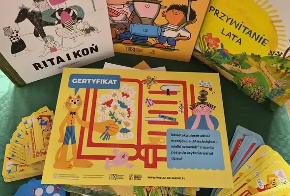 Gmina Szczytno promuje czytelnictwo wśród najmłodszych w ramach projektu „Mała książka – wielki człowiek”