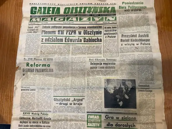 Remont w pasymskim urzędzie odkrył gazetę sprzed 51 lat