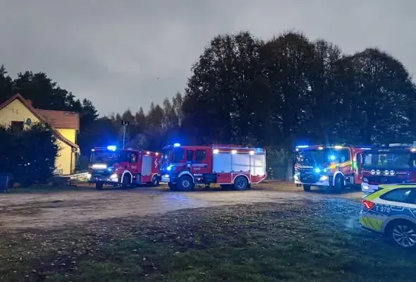 Pożar domu mieszkalnego w Głuchu – akcja strażaków