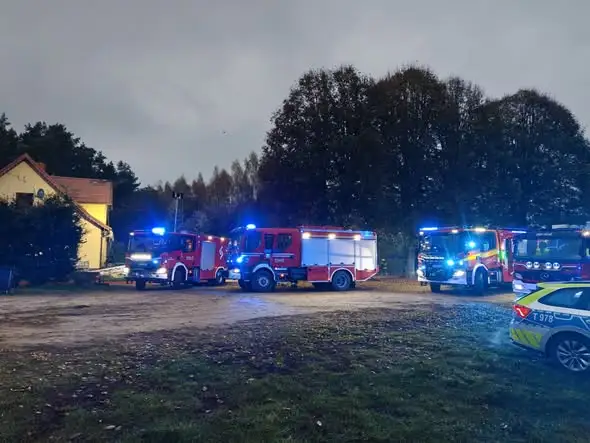Pożar domu mieszkalnego w Głuchu – akcja strażaków