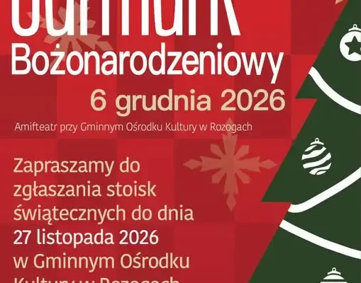 Jarmark Bożonarodzeniowy w Rozogach – ruszyły zgłoszenia dla wystawców